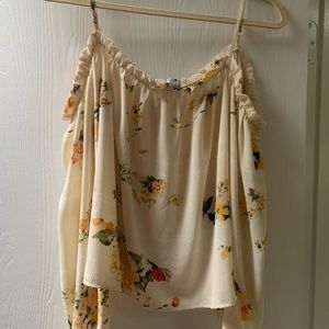 Floral long sleeve blouse